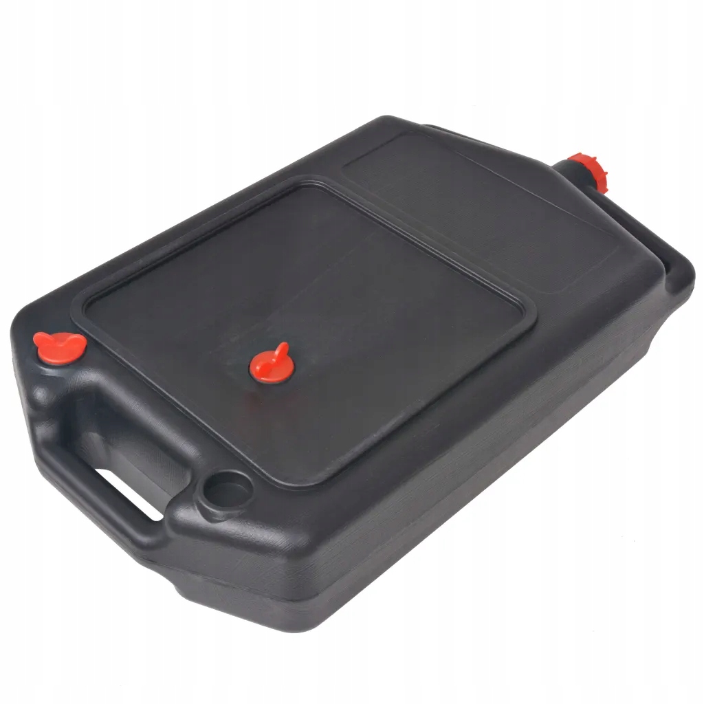 Pojemnik na zużyty olej 1L, smukły, czarny Marka inna