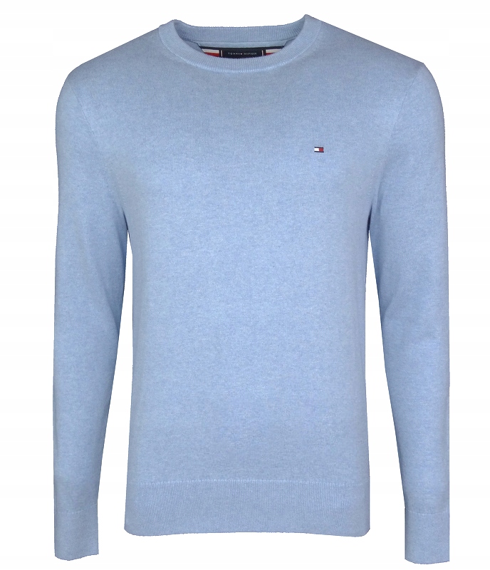 Tommy Hilfiger pánský svetr s kašmírem, modrý melír, L