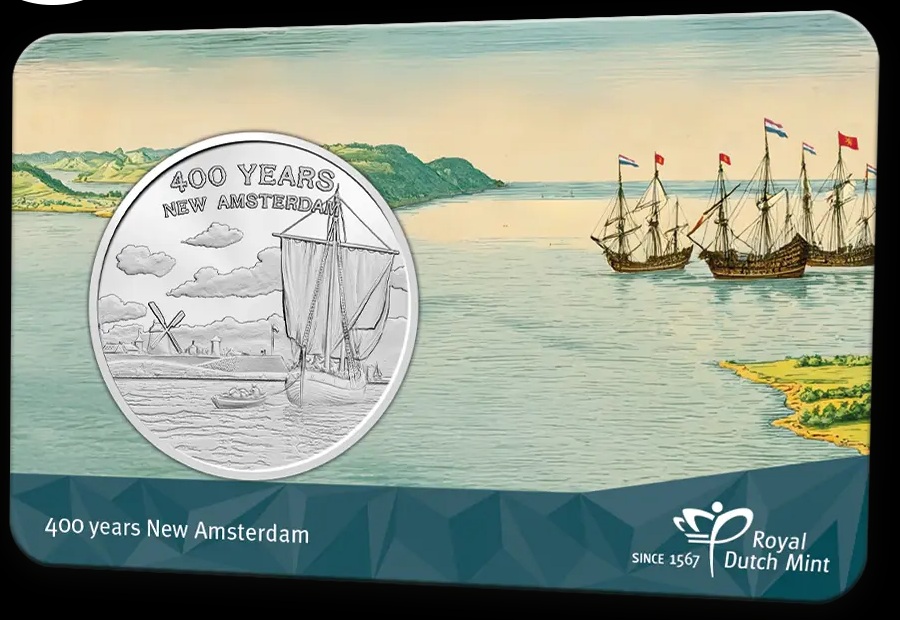 Medal 400-lecie Amsterdamu - folder