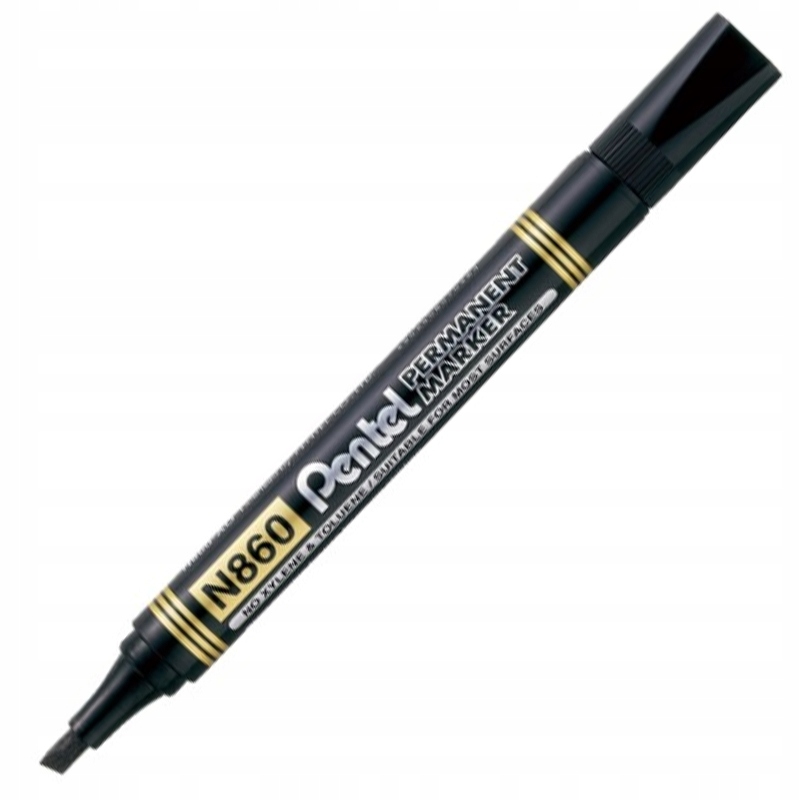 

Marker Permanentny Pentel N860 Ścięty Czarny