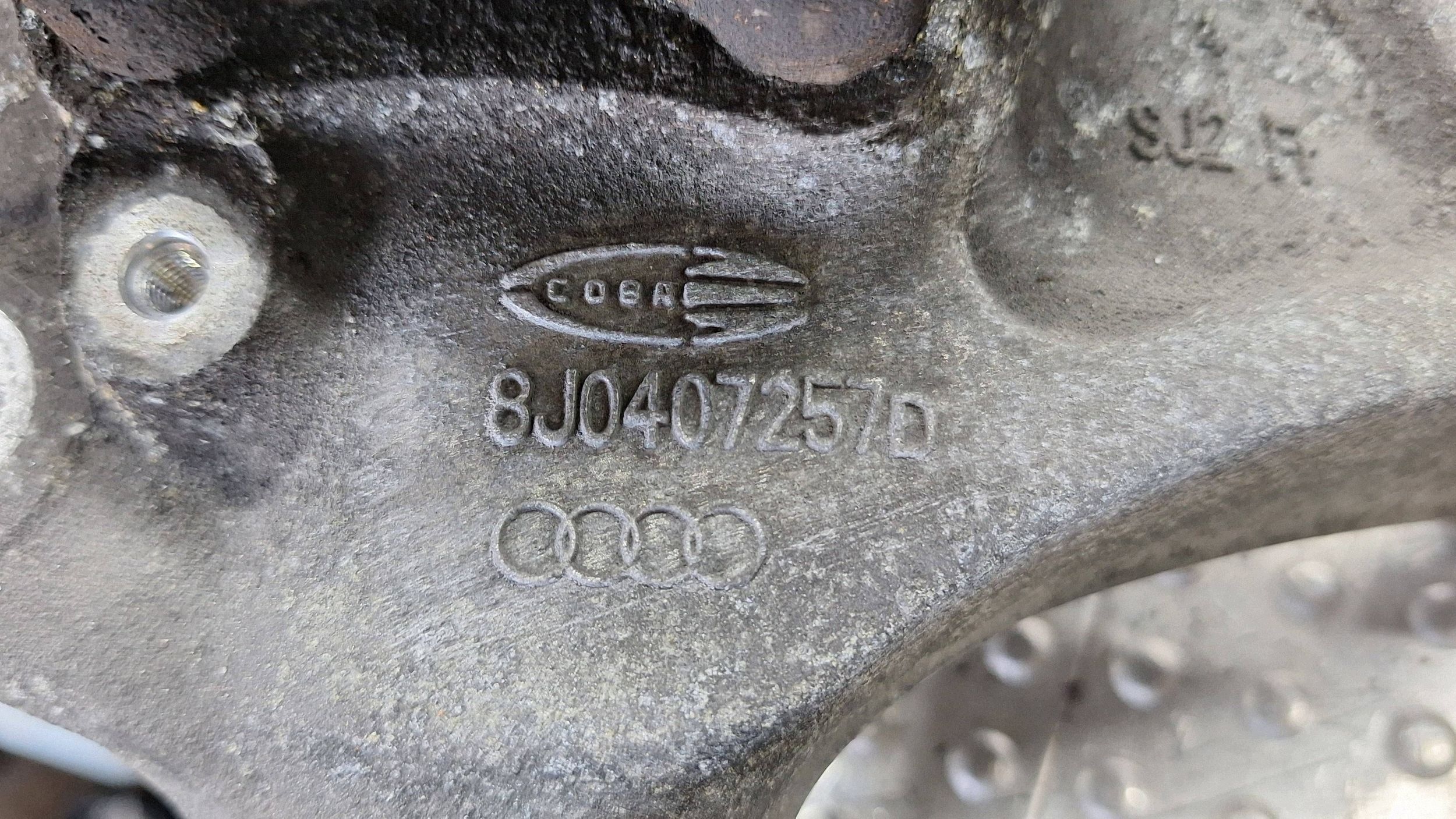 swing shock absorber left front 8J0407257D AUDI TT TTS 8J 2.0 TFSI
