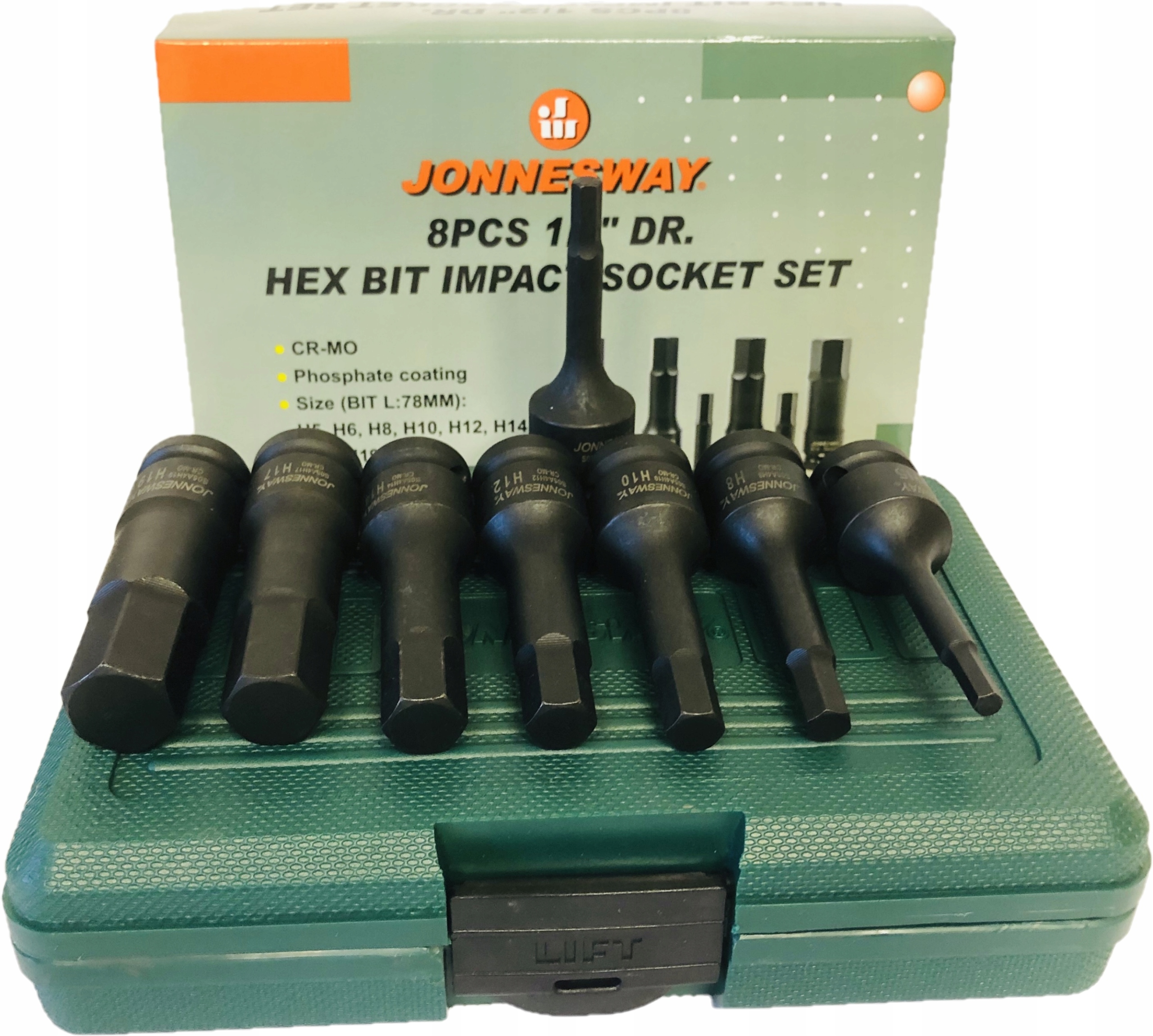 

Jonnesway Nasadki udarowe imbus zestaw 5-19mm XL