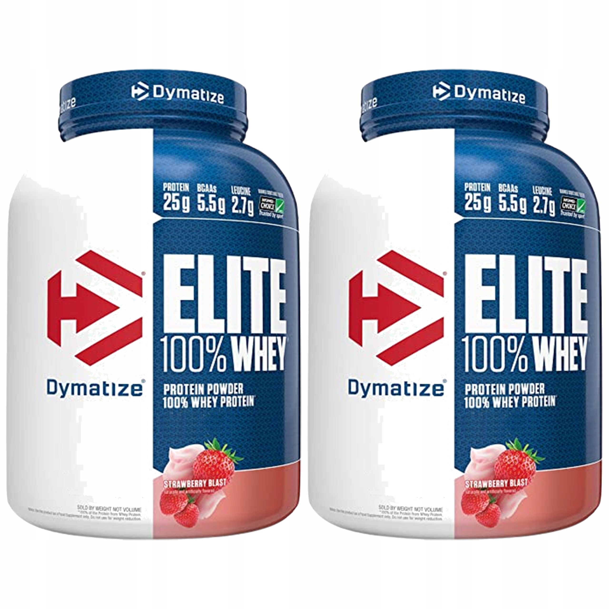 2x Bílkoviny Whey Protein 25 g Izolát Koncentrát Peptidy 2170 g Dymatize