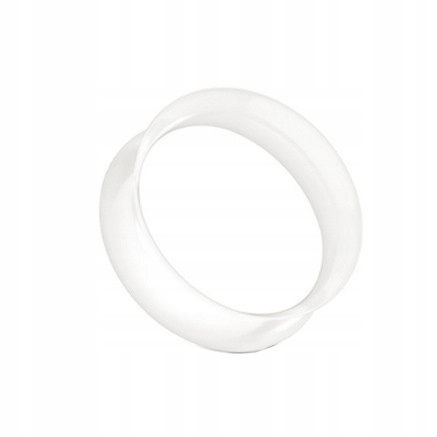 

Tunel silikonowy biały siodłowy earskin 12 mm
