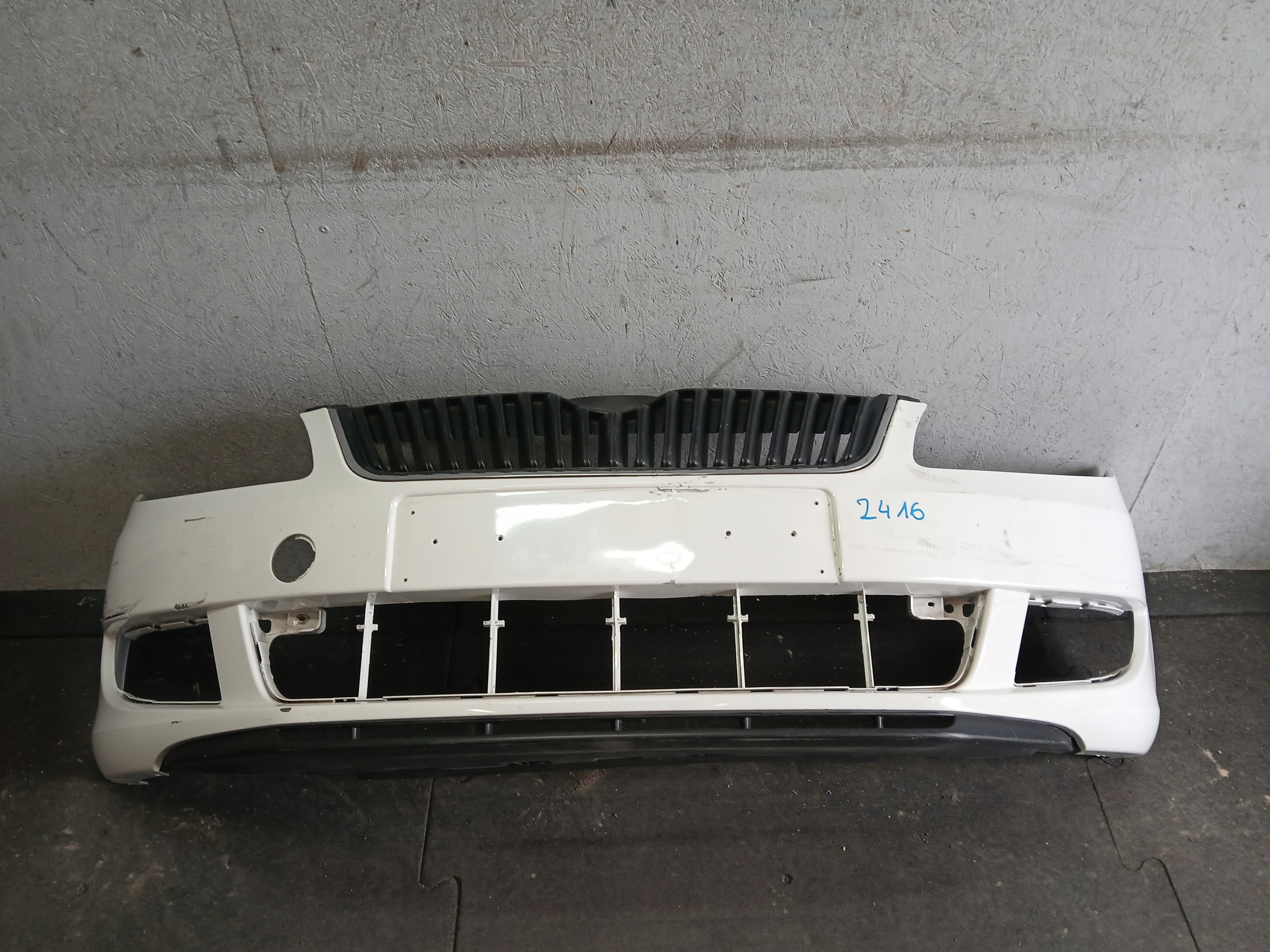 bumper front SKODA FABIA II 2 LIFT
