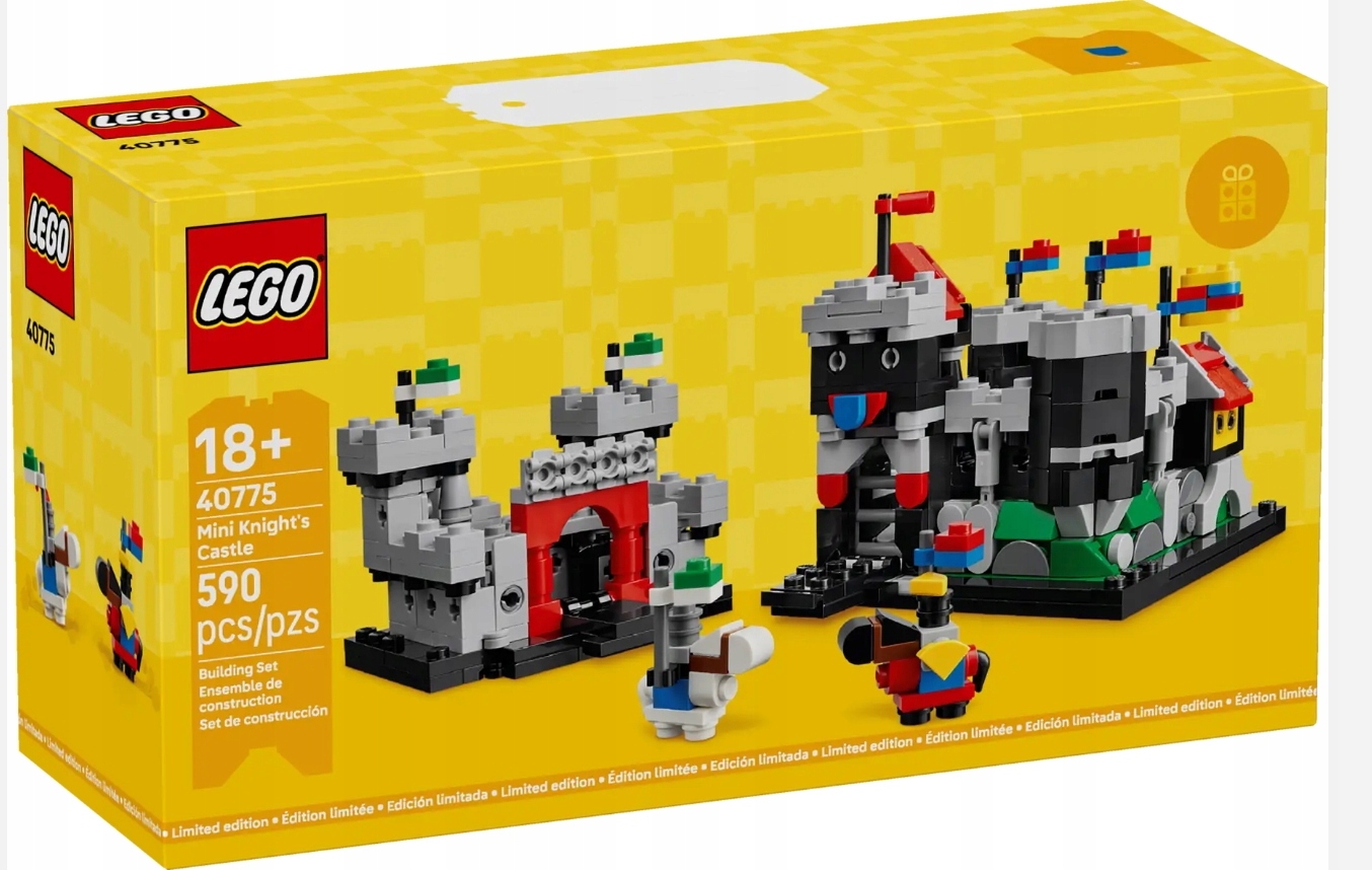 Lego 40775 Minizámek Rytířský Nový Castle Unikát Hrad Černého Rytíře