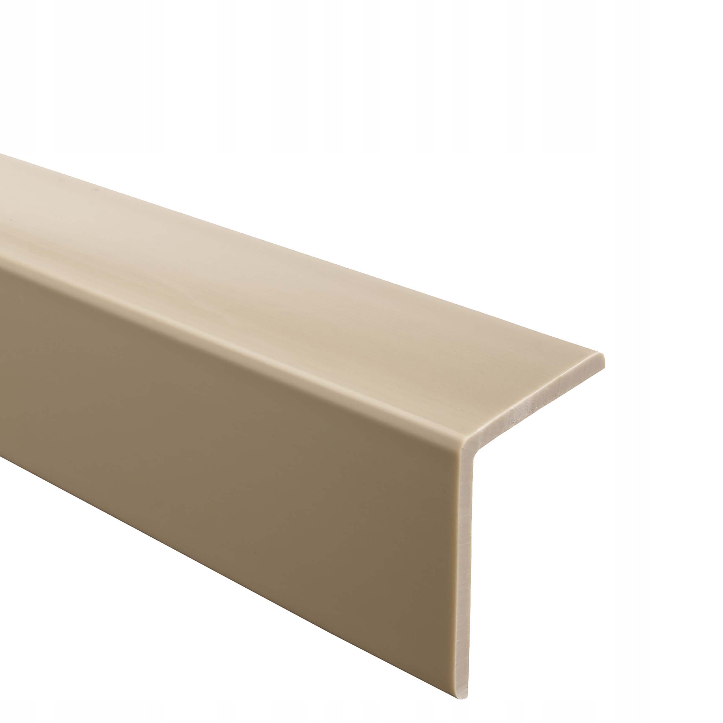 Mäkký uholník z Pvc ochranný uhlový profil z Pvc béžový 27x27, 70 cm