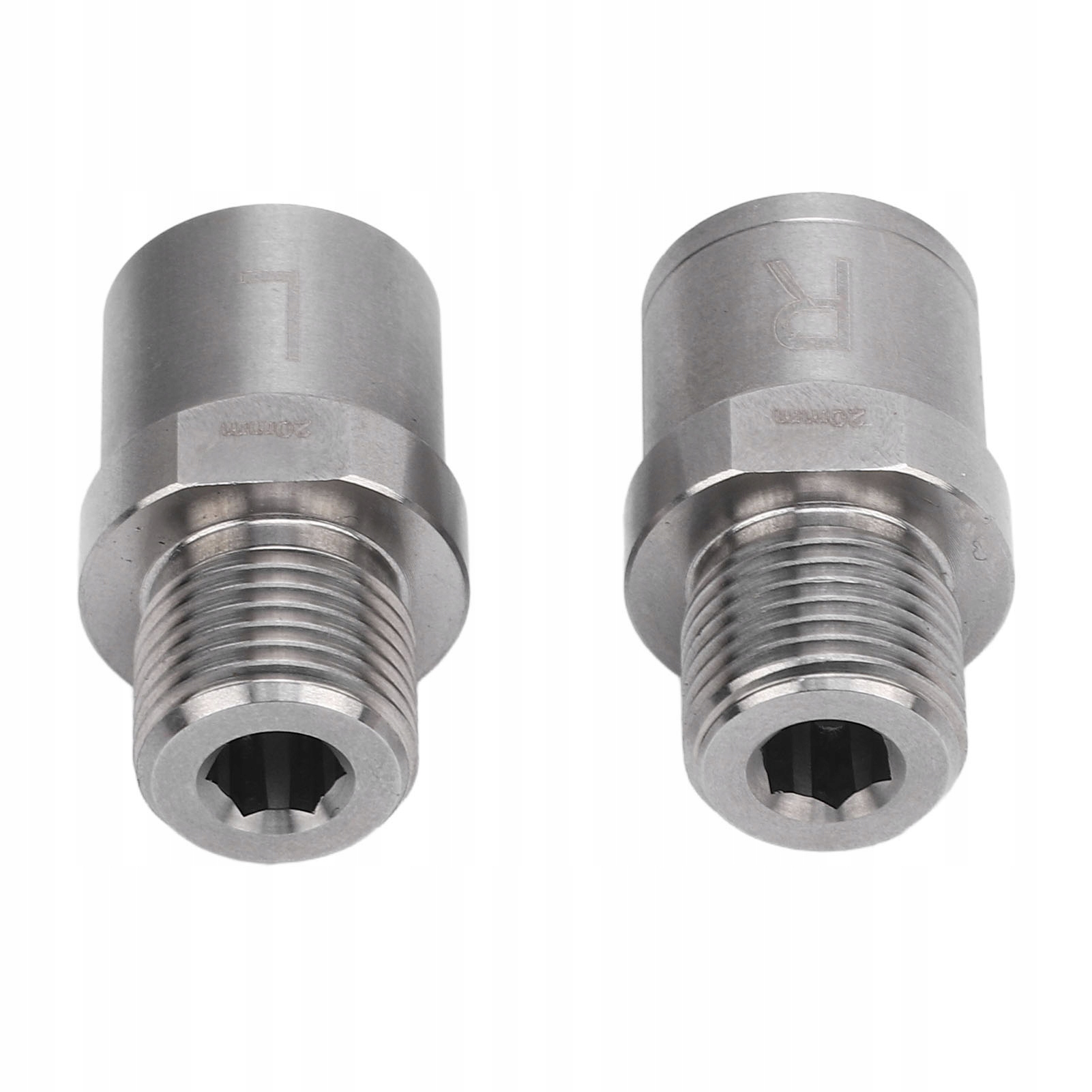 Pedal rowerowy przedużenie stali nierdzewnej przedużenie roweru 20 mm 8A