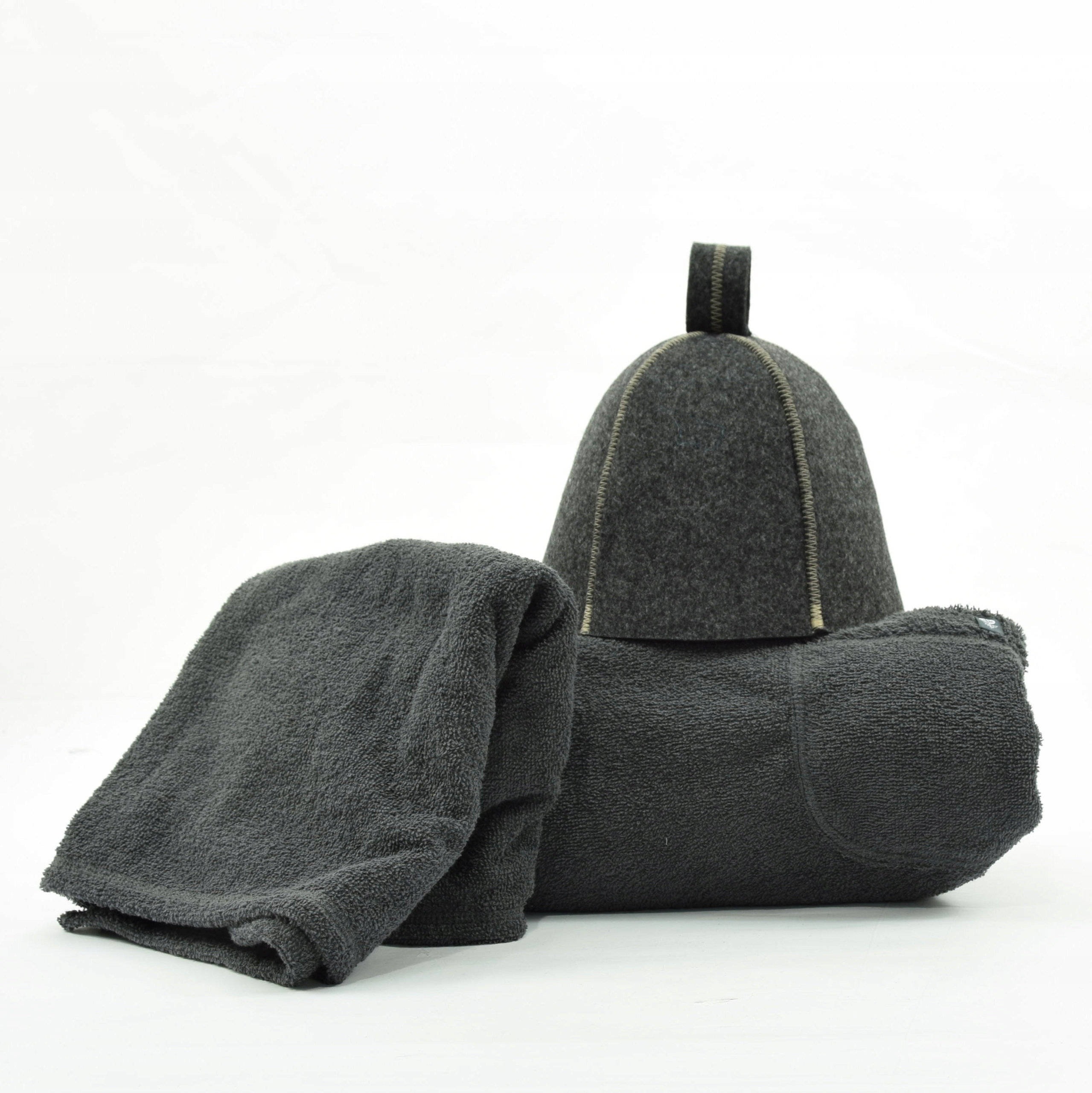 Čepice Klobouk do sauny Kilt Ručník pánský set 3 cz vel M