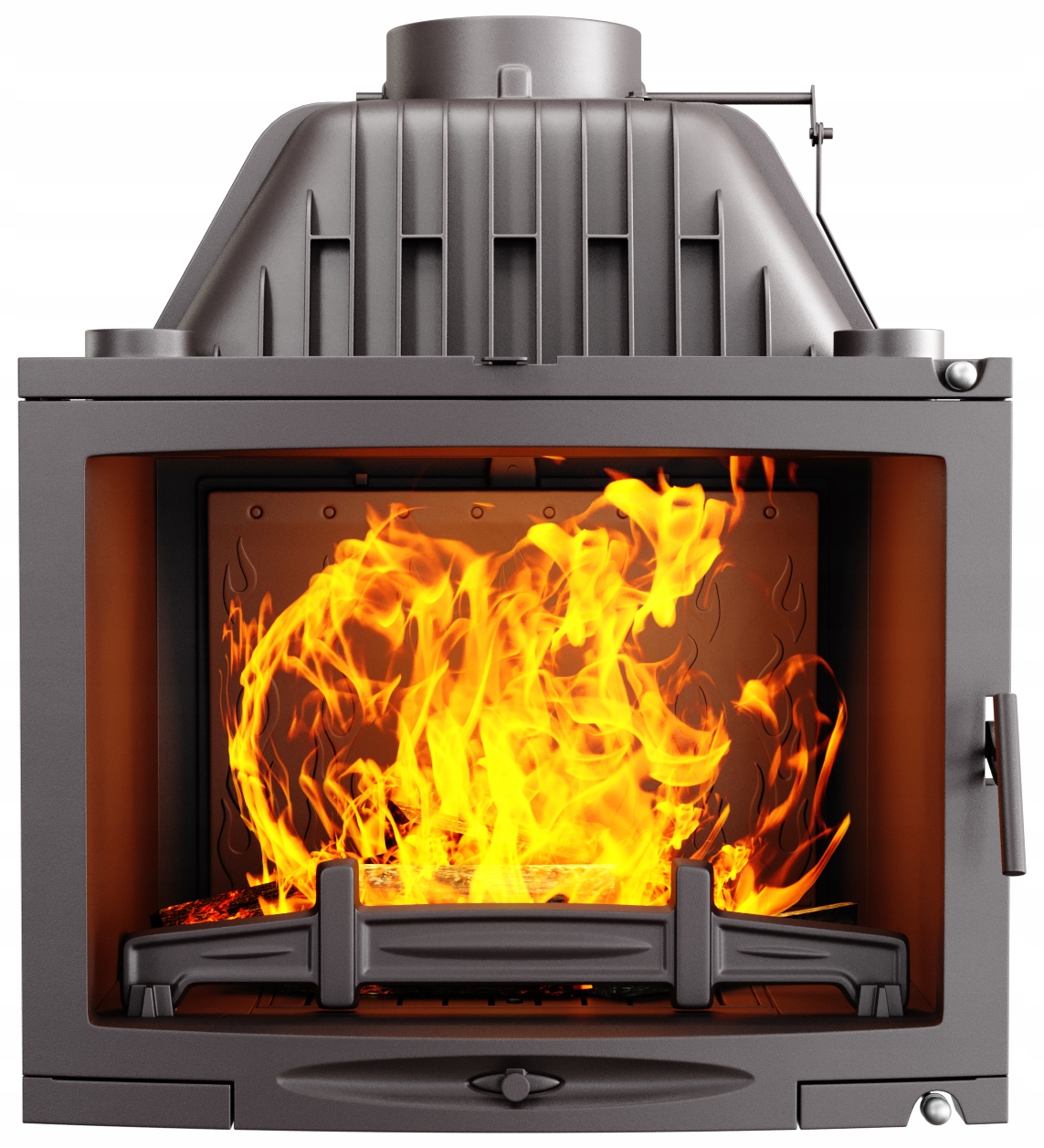 Krbová vložka litinový krb 16,1 kW kamna na dřevo pro zabudování Panorama