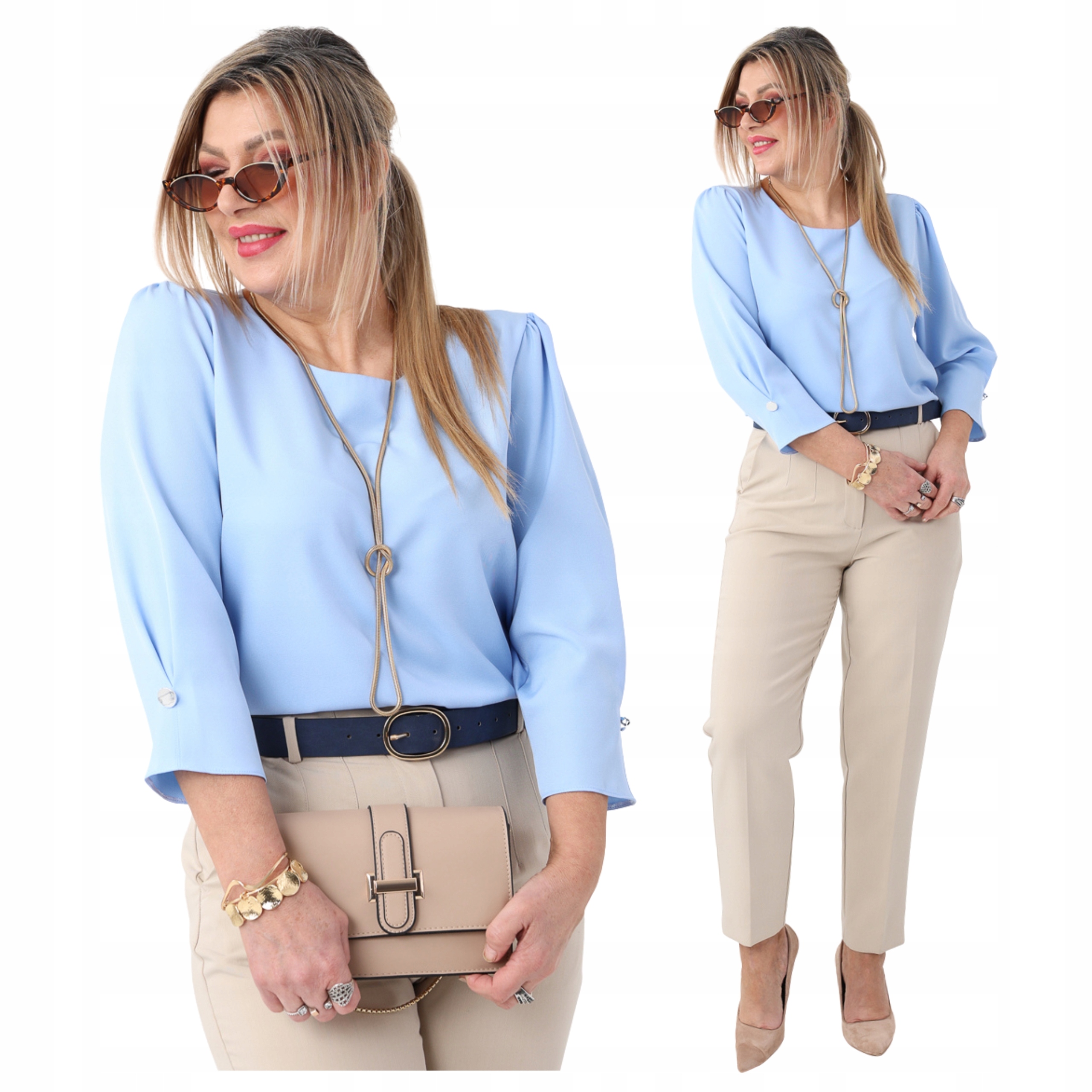 bluzka damska wizytowa bawełniana Polski Producent duże rozmiary