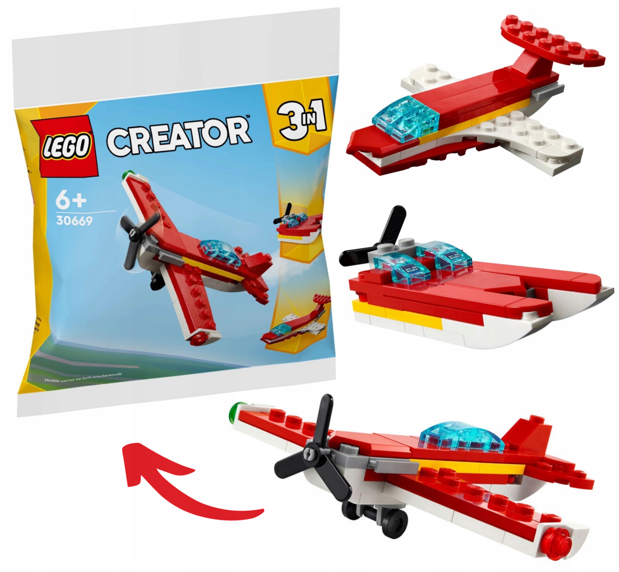 LEGO Creator 30669 Kultowy czerwony samolot Numer produktu 30669
