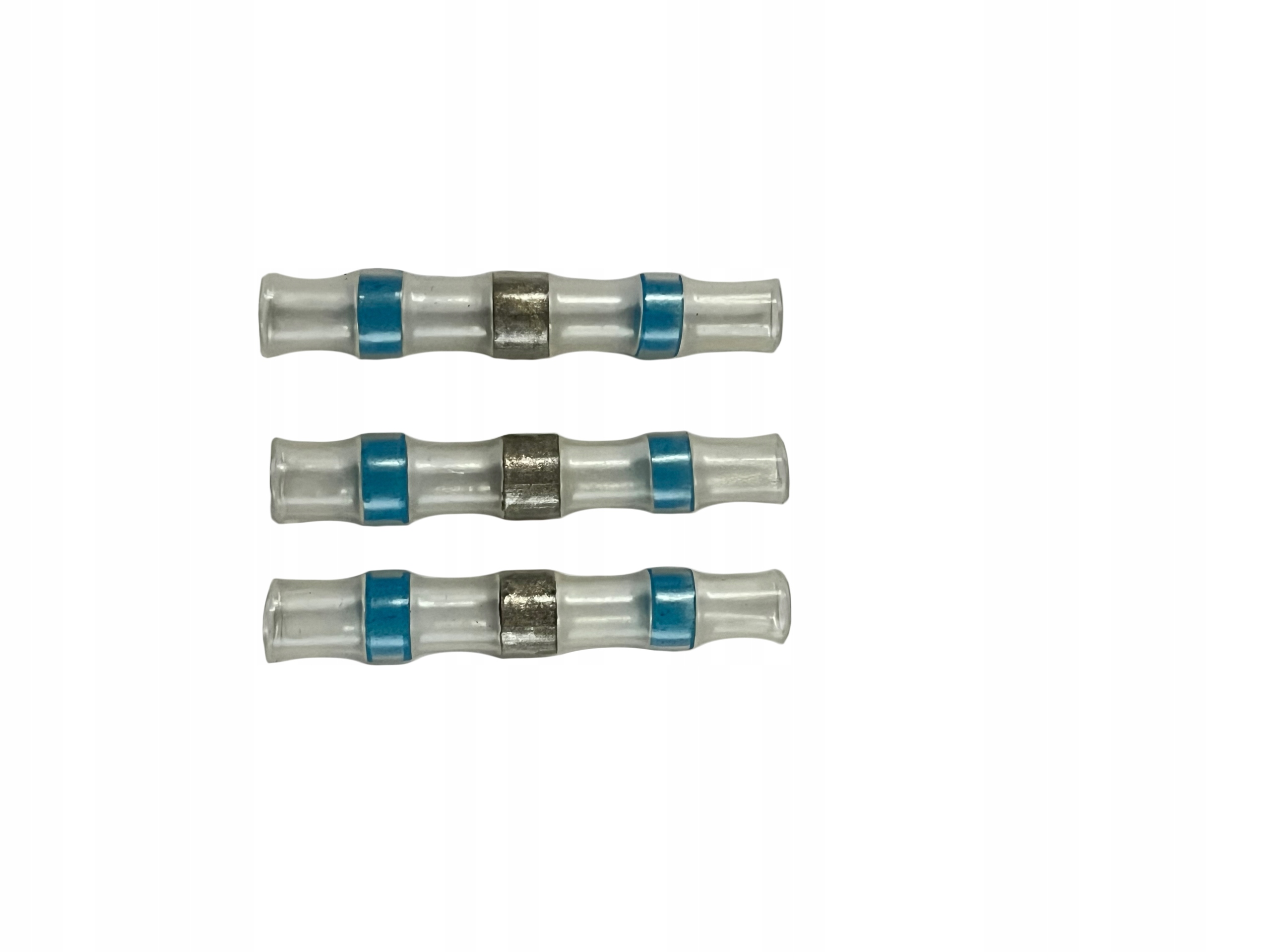 100x Szybkozłączka z cyną, rurka termokurczliwa 1,5 do 2,5 mm2