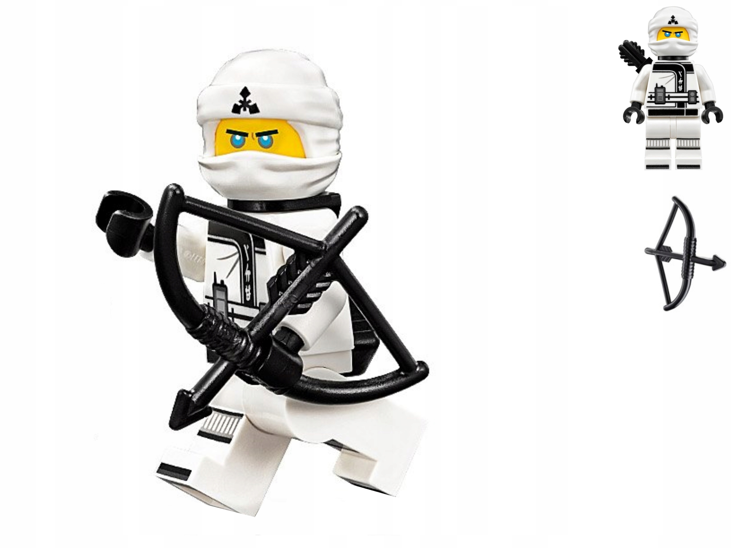 

Lego Ninjago Movie - Zane + kołczan + łuk ! 70618