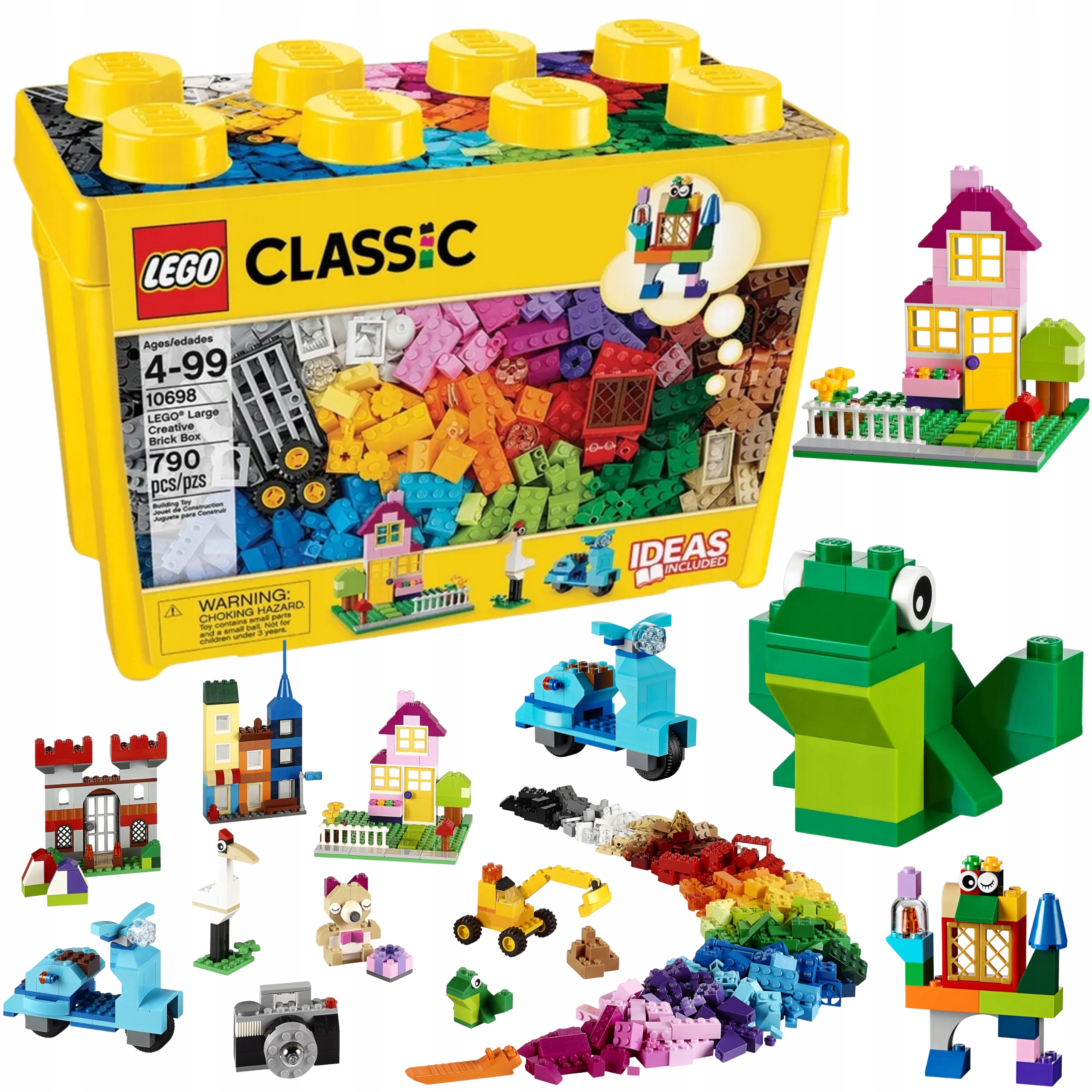 Lego Classic 10698 Kreatywne Klocki Duże Pudełko Edukacyjne Święta