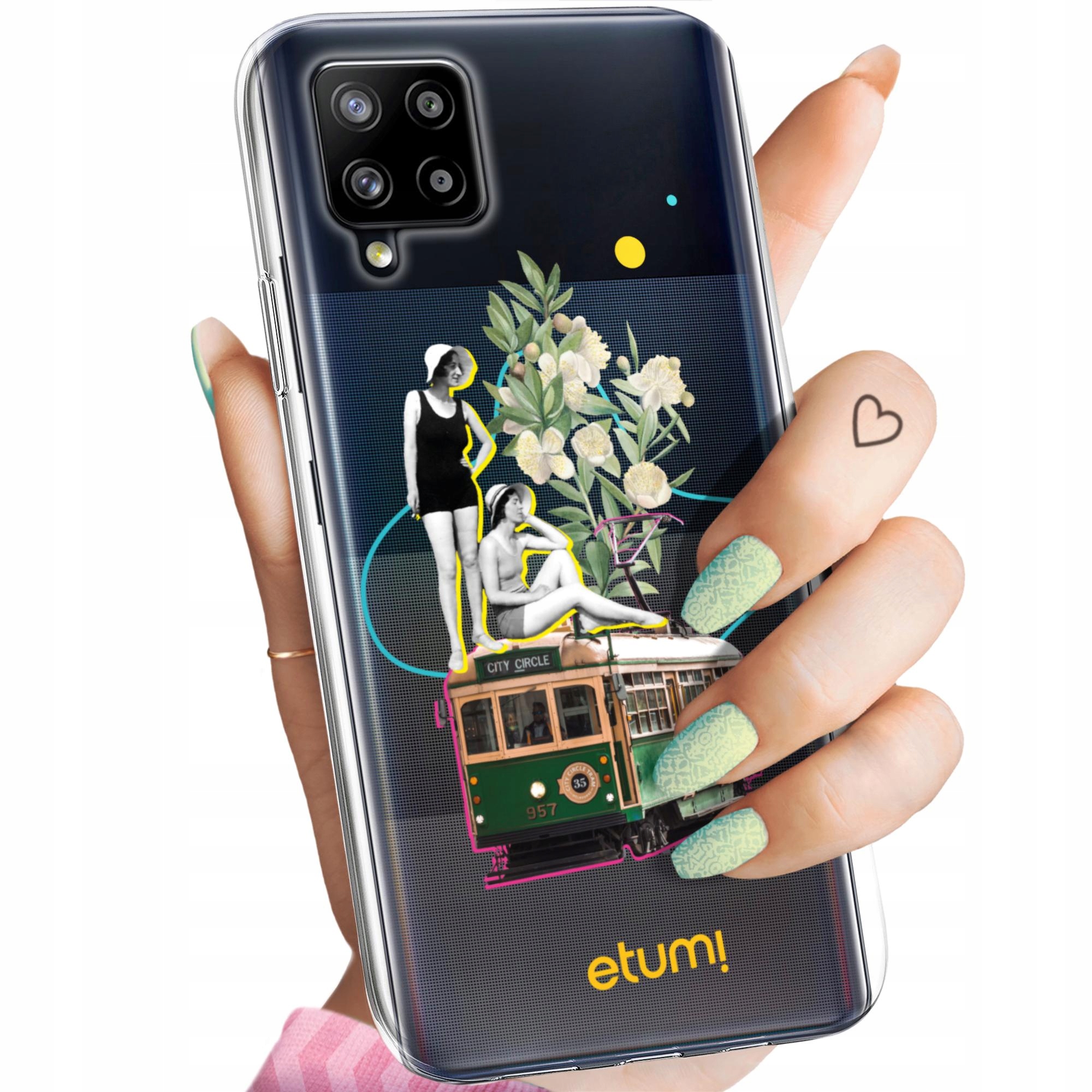 Etui Do Samsung A42 5G MIX Przeszłość Oryginalne Obudowa Pokrowiec