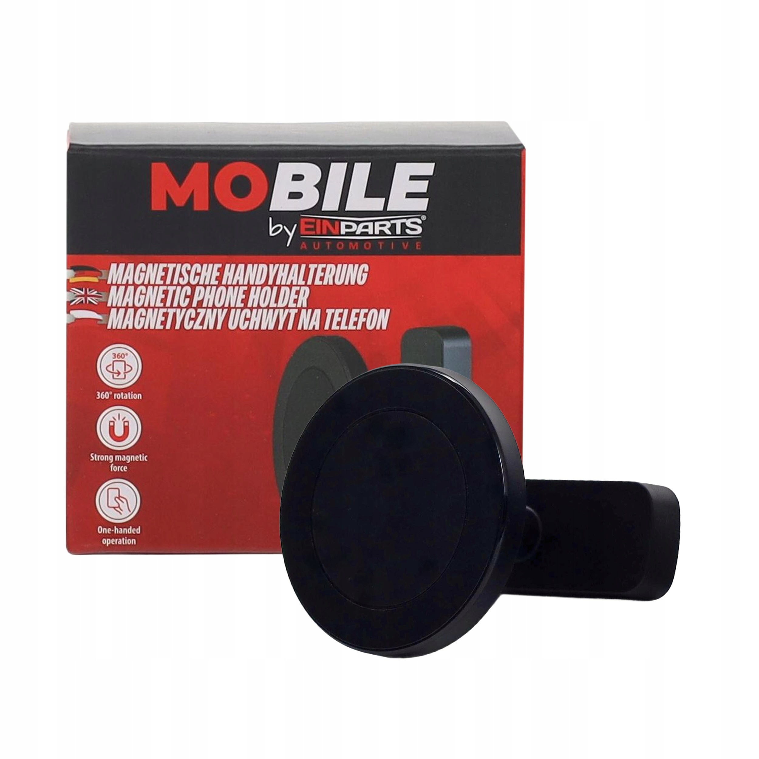 Uchwyt magnetyczny do telefonu EPMOB16 MagSafe czarny metalowy
