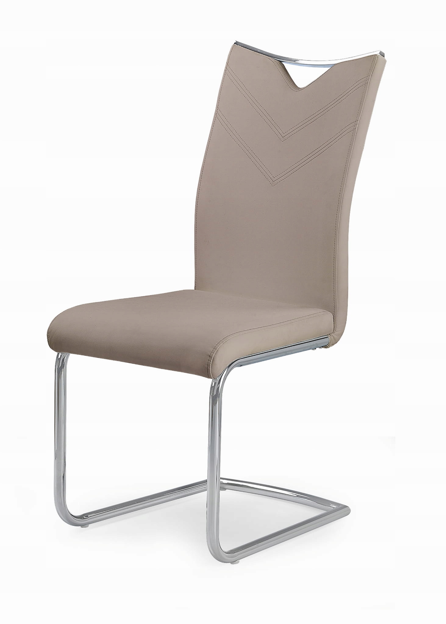 Halmar K224 krzesło tapicerowane do salonu cappuccino