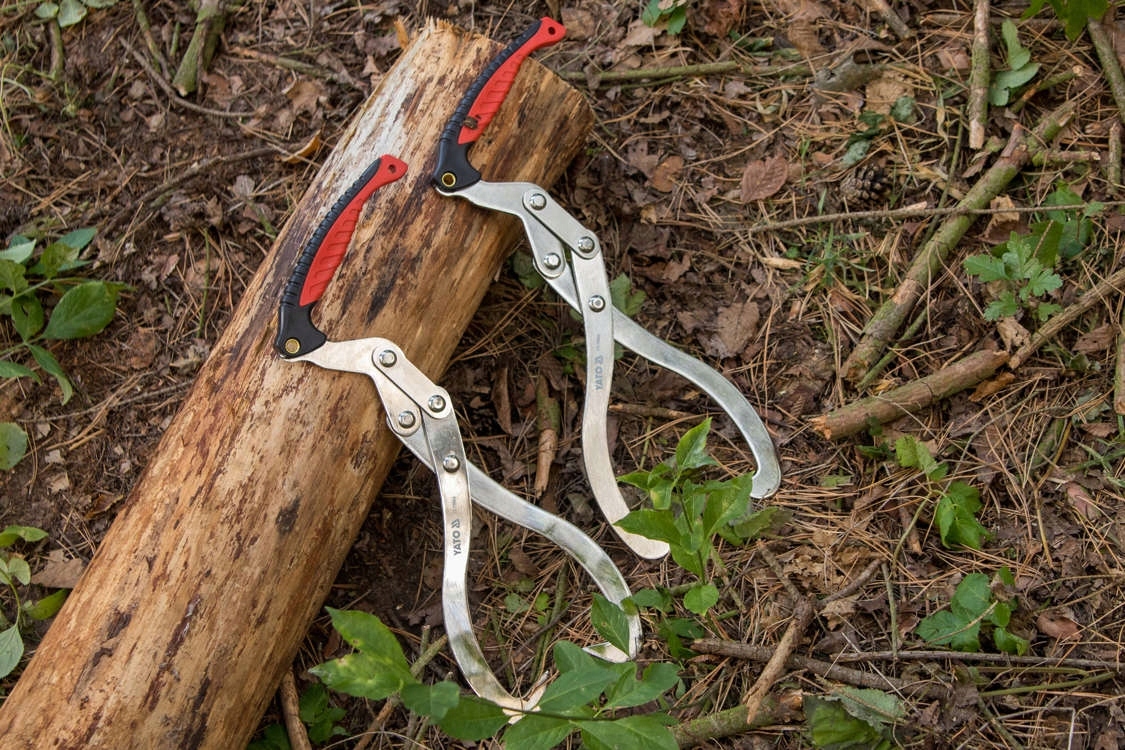 KLESZCZE DO PRZENOSZENIA DREWNA STALOWE 450MM YATO Waga produktu z opakowaniem jednostkowym 0.771 kg