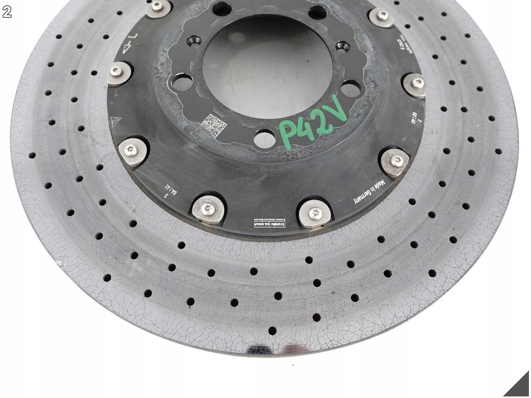 PORSCHE 911 991 / 992 TURBO/C2/C2S/C4/C4S PCCB disc CERAMICZNA left front