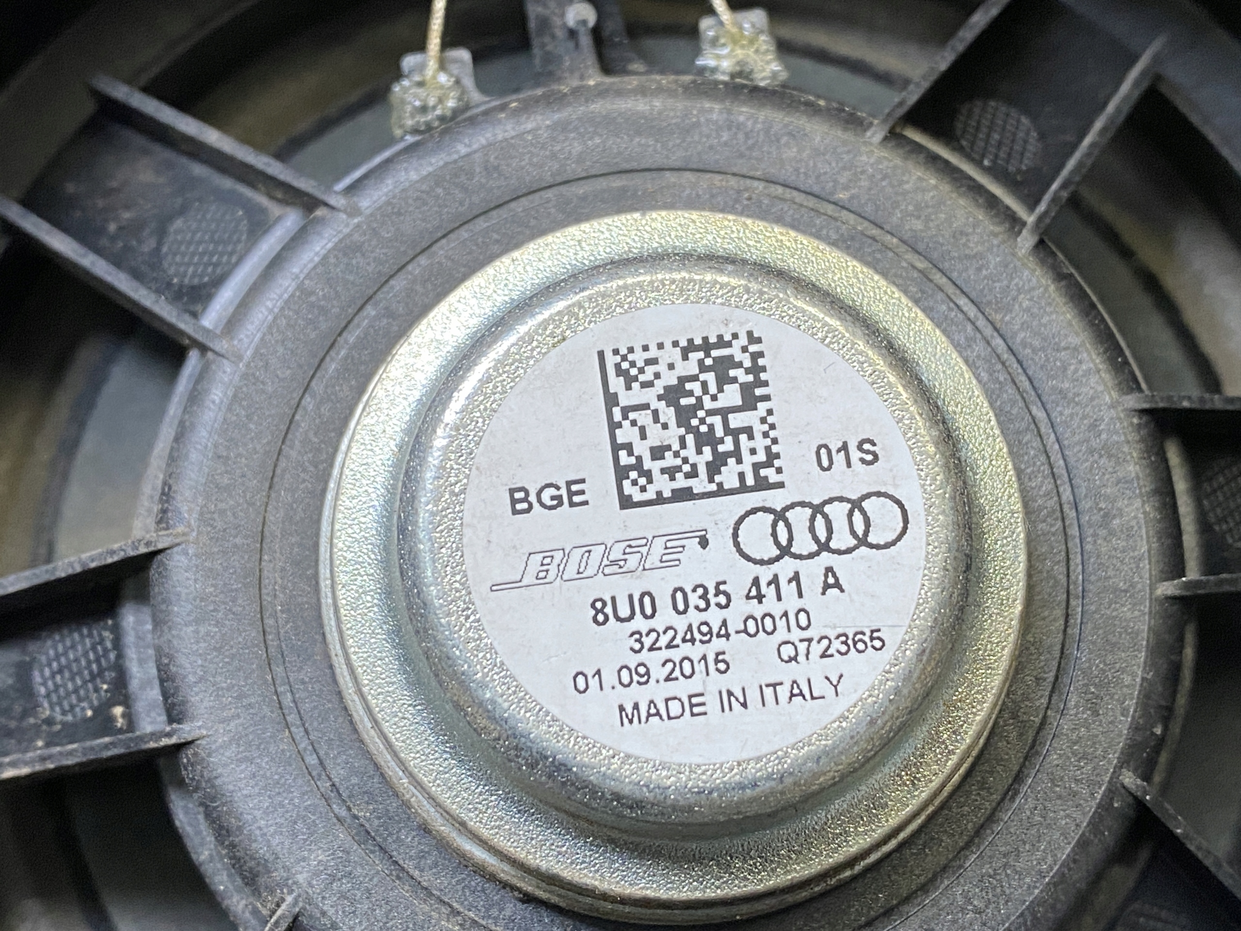AUDI Q3 8U speaker door BOSE 8U0035411A