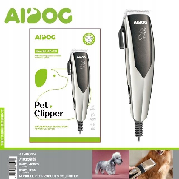 Levně Stroj na stříhání srsti domácích zvířat Aidog AD-718