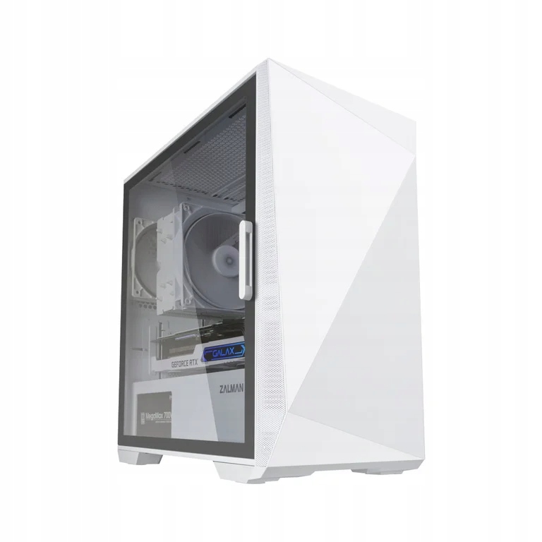 Zalman skříň Z1 Iceberg white mini tower Atx 3x120 fan 2xUSB 3.0