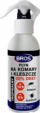 

Płyn Na Komary I Kleszcze 50% Deet 130 ML Bros