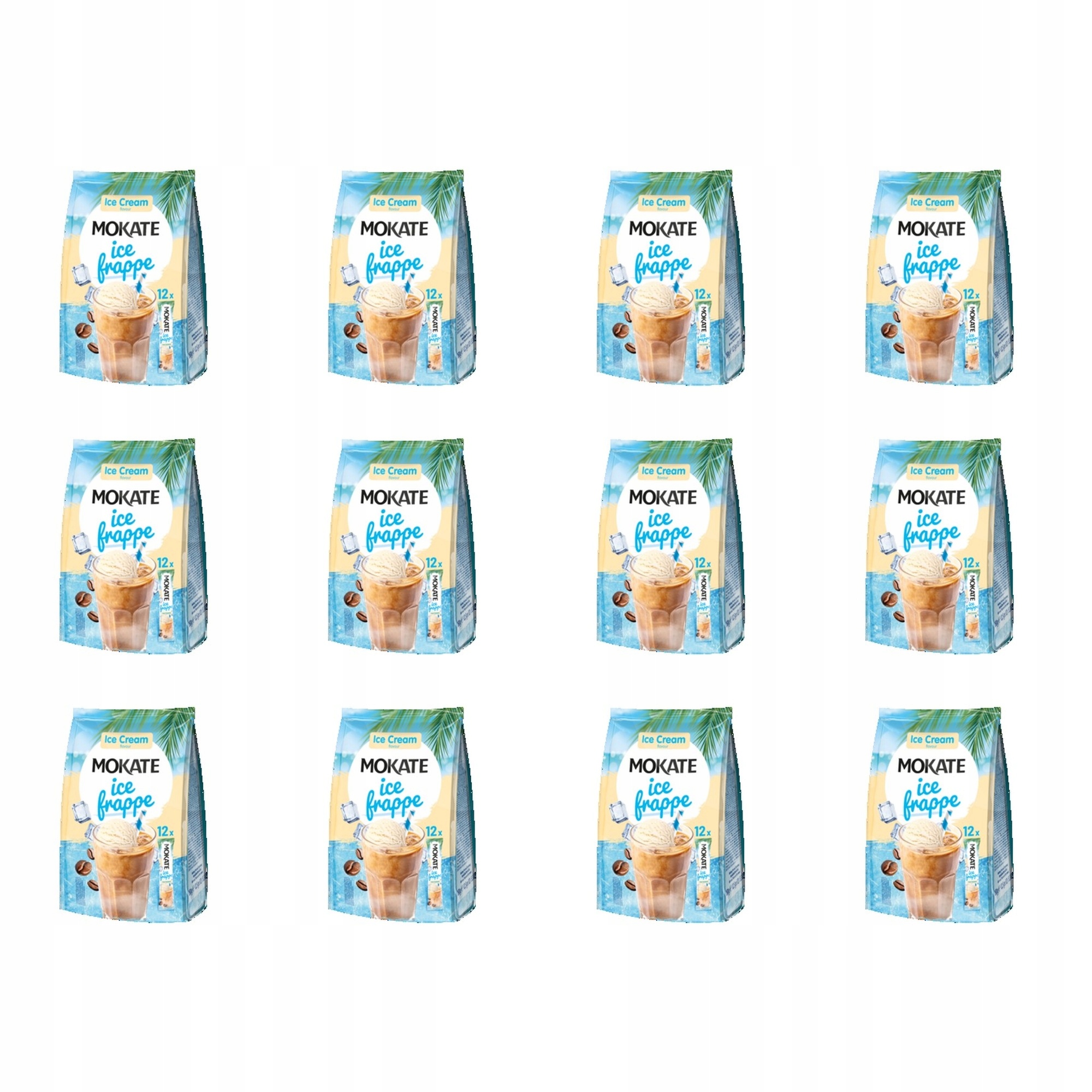 12x 150g 1x Mokate Ledová Frappe Zmrzlina