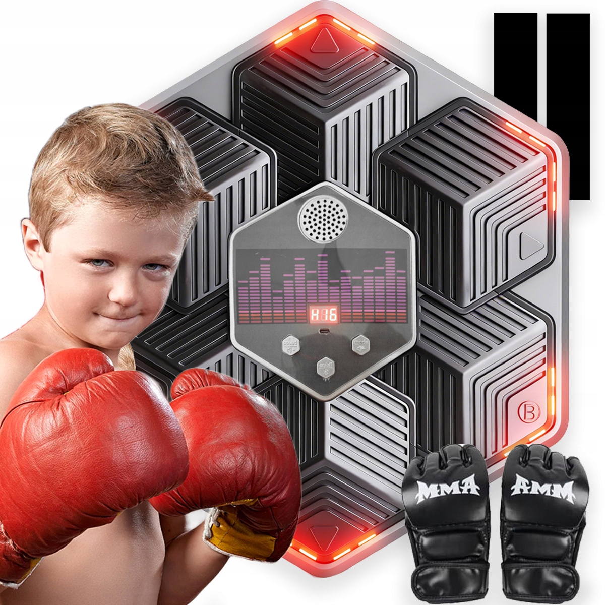 Inteligentní Hudební Bluetooth Boxer Dospělí A Děti 16 Rychlostních Režimů