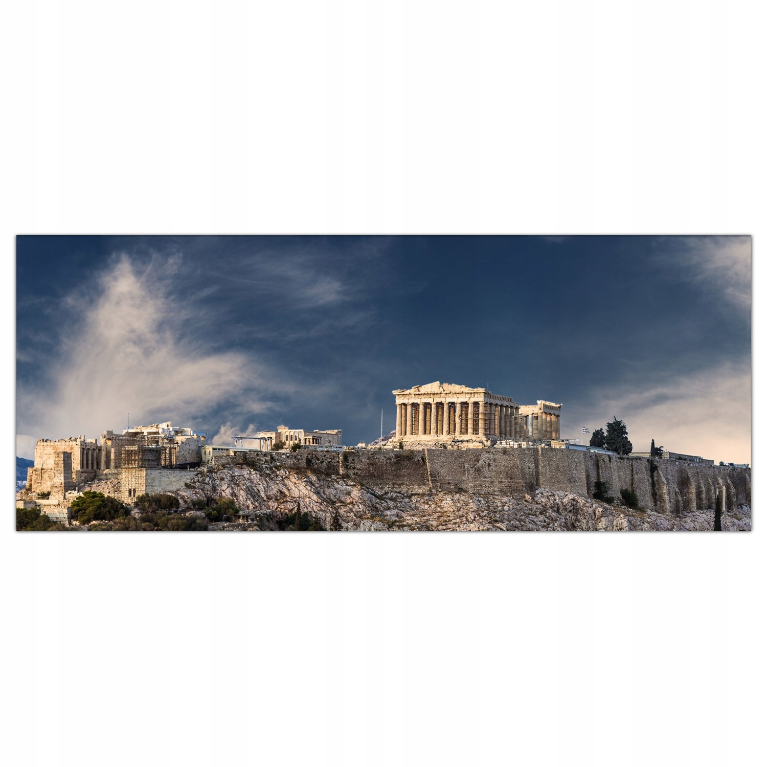 Skleněný fotoobraz Chrám Parthenon 125x50