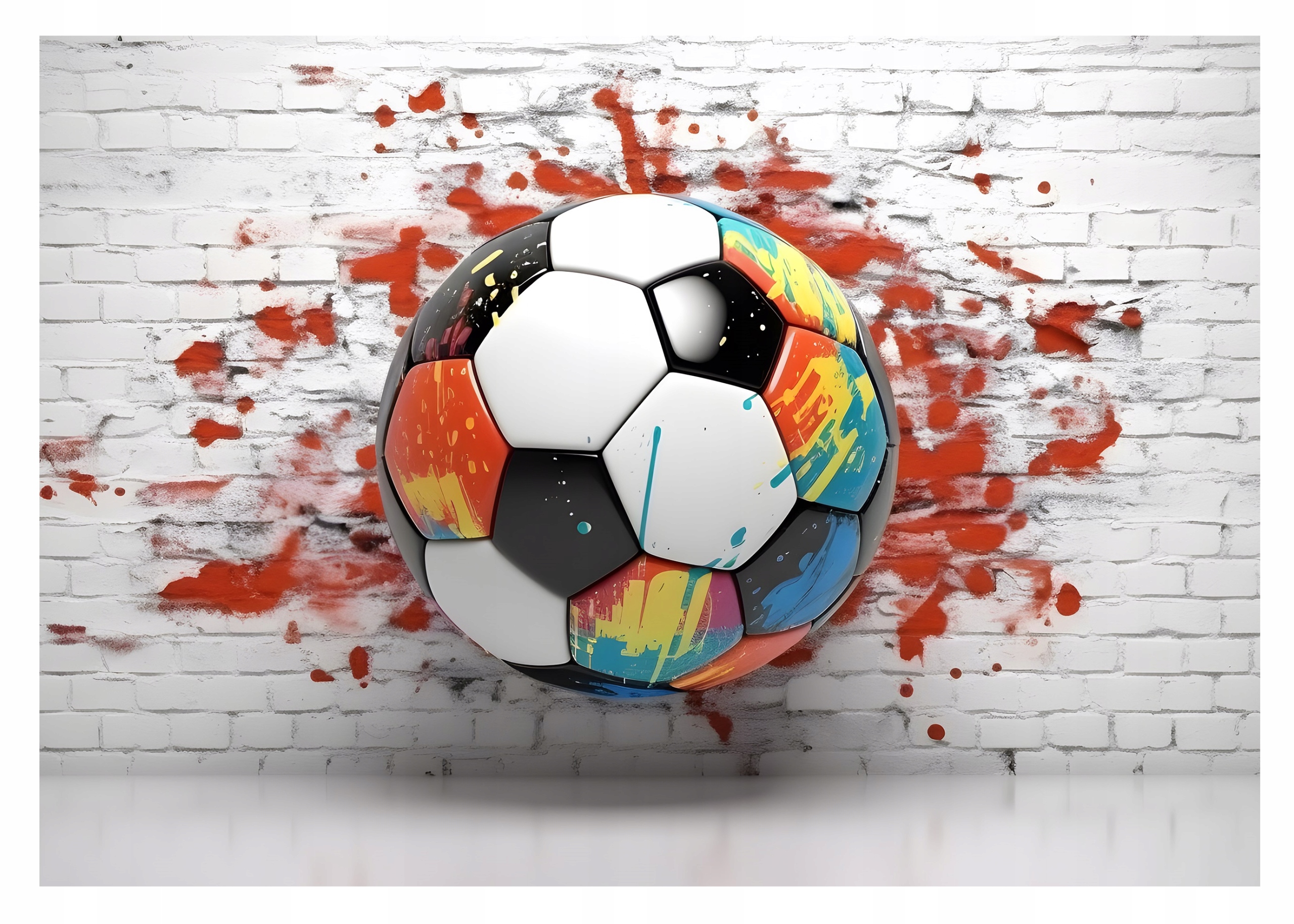 Fototapeta Graffiti Mládežnícka Futbalová 254x184