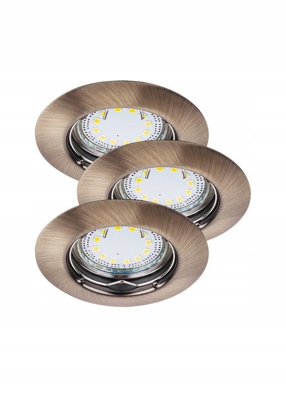 Led zápustné bodové svítidlo Lite 3x3W 720lm 3000K IP40 set 3 svíti