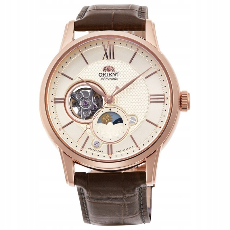 Zegarek Męski Orient RA-AS0009S10B brązowy