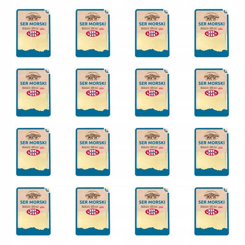 Mlekovita Ser Morski dojrzewający plastry 500g X16
