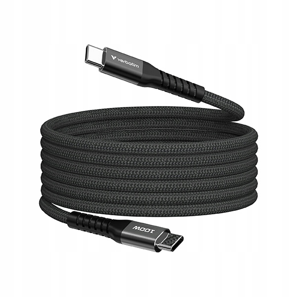 Przewód Verbatim Usb Usb-c, 1,2 m, czarny
