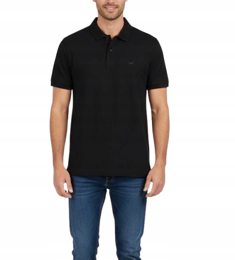 tričko Abercrombie Hollister Polo XL černé