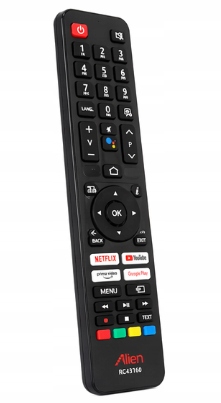 Dálkový Ovladač Pro Tv Toshiba Univerzální Náhrada Model LCD Led 43LA2063DG RC43160
