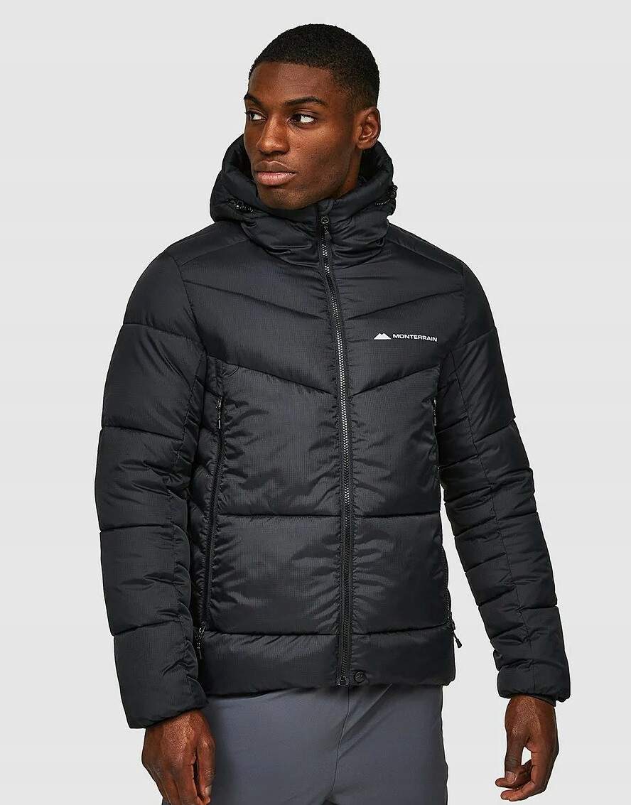 Monterrain XTR qjv PIKOWANA KURTKA Z KAPTUREM LOGO M Rozmiar M