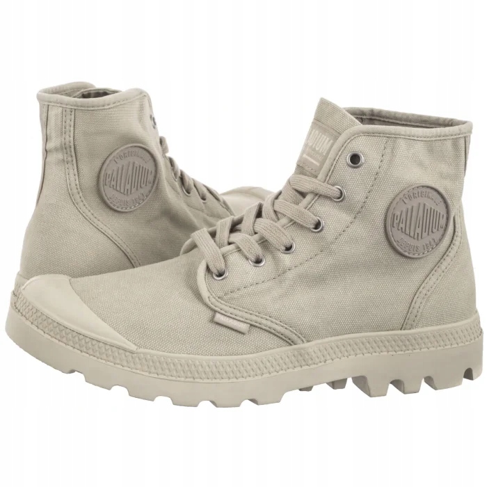 Pánské tenisky Palladium Pampa Hi Natural Grey 02352-096-M Šedé