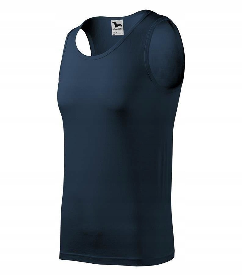 

Tshirt męski Top na ramiączkach Malfini granat M