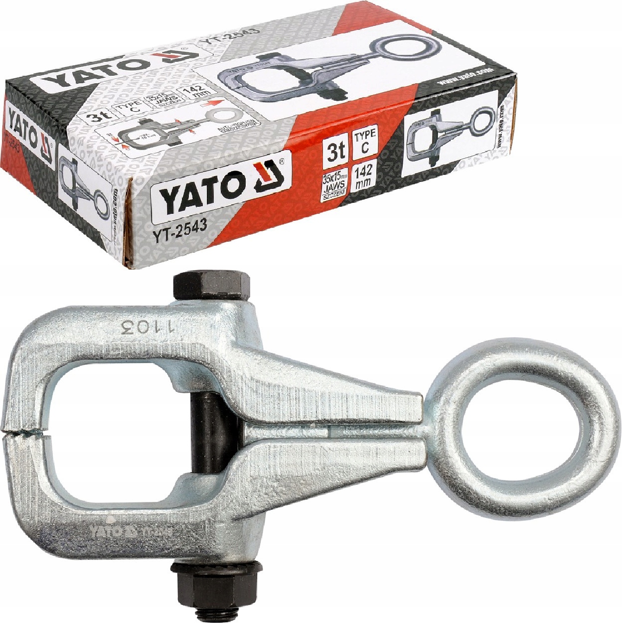 

Klamra blacharska samozaciskowa typ C YATOYT-2543
