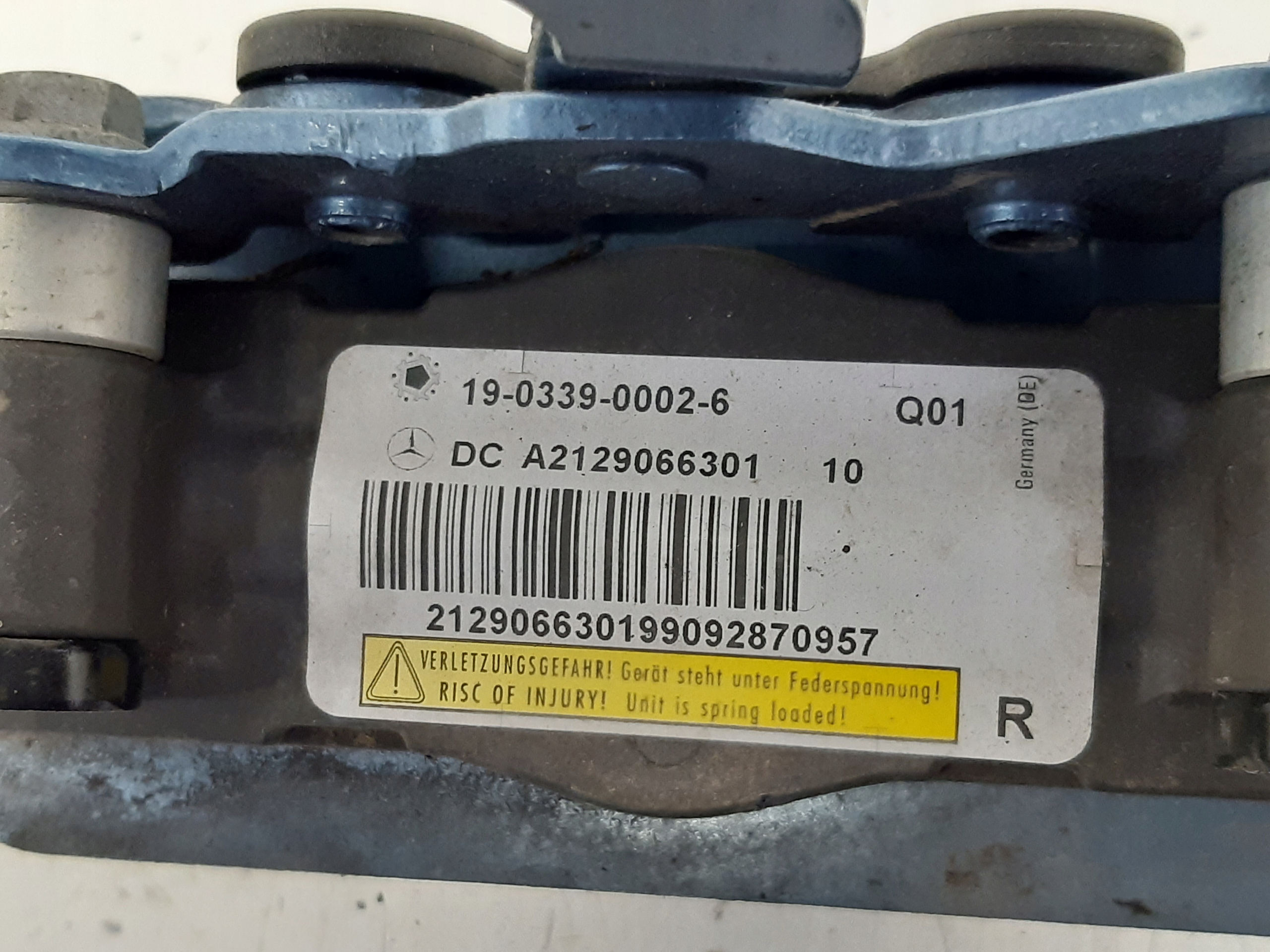Cerniere cofano para 2129066201 Mercedes W212