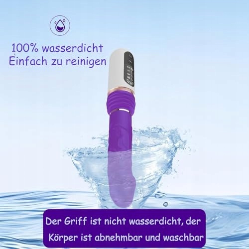 FICKMASCHINE Dildo Wibrator Dla Kobiet Z Funkcją Pchnięcia I Wibracjami — miniatura 6