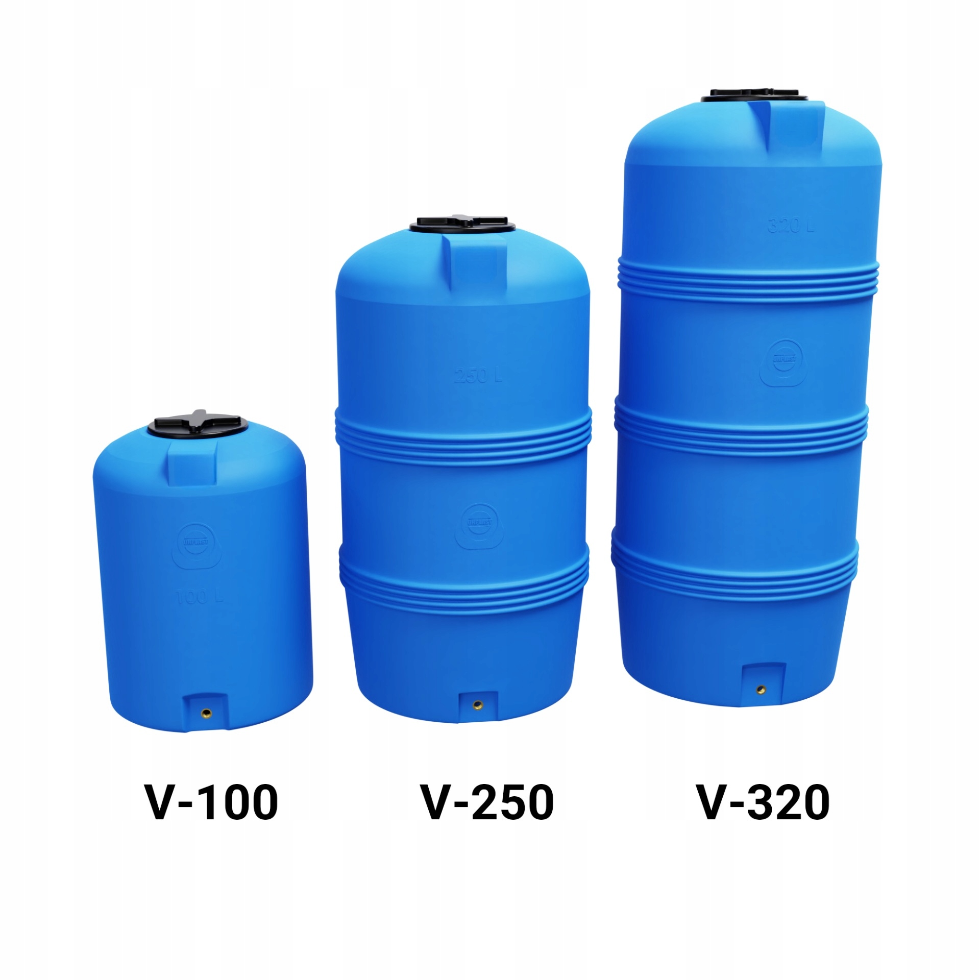 Zbiornik na wodę 100l UHP VERTICON V-100 Niebieski Marka inna