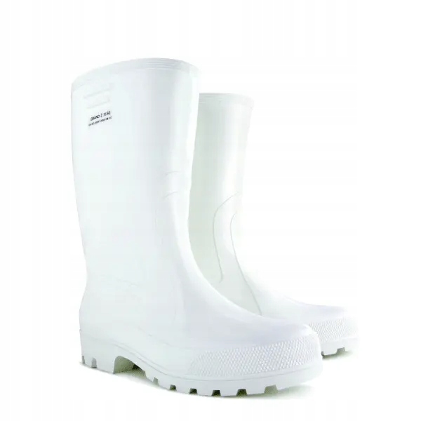 KALOSZE męskie gumowce robocze z atestem spożywcze gumiaki białe Demar