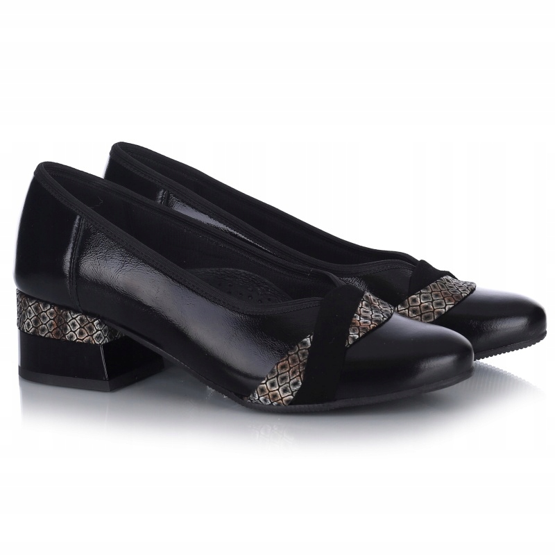 Dámské lodičky Aspena KX-2744/D210 L39/Z01/R130 černé, Kůže VEL.37