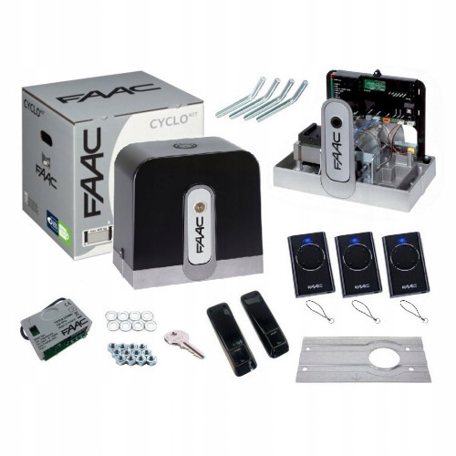 FAAC Zestaw CYCLO C721 do 800 kg + 3 PILOTY XT4 868 SLH