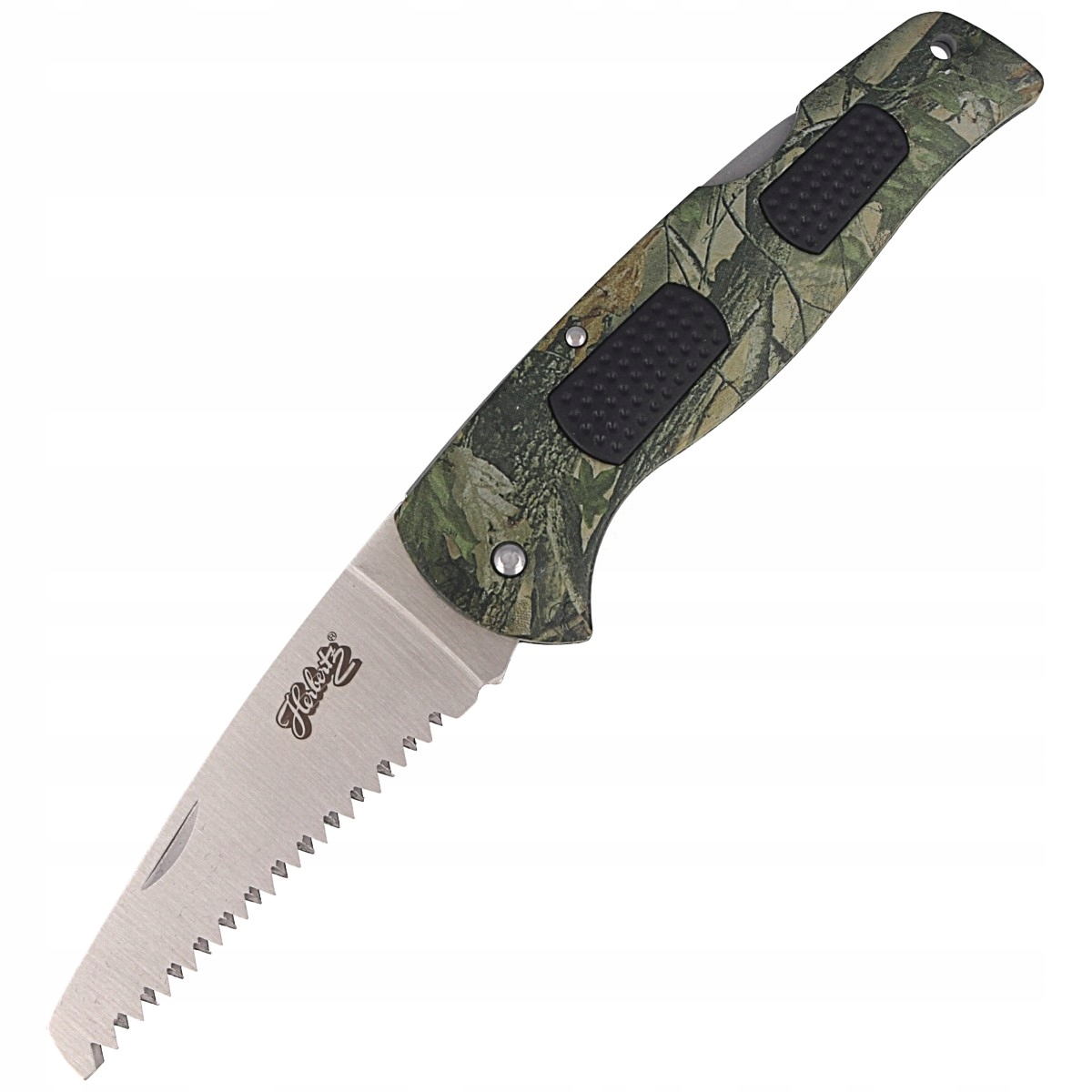 Piła składana Herbertz Solingen Wood Camo Elastomer, Satin (55004)