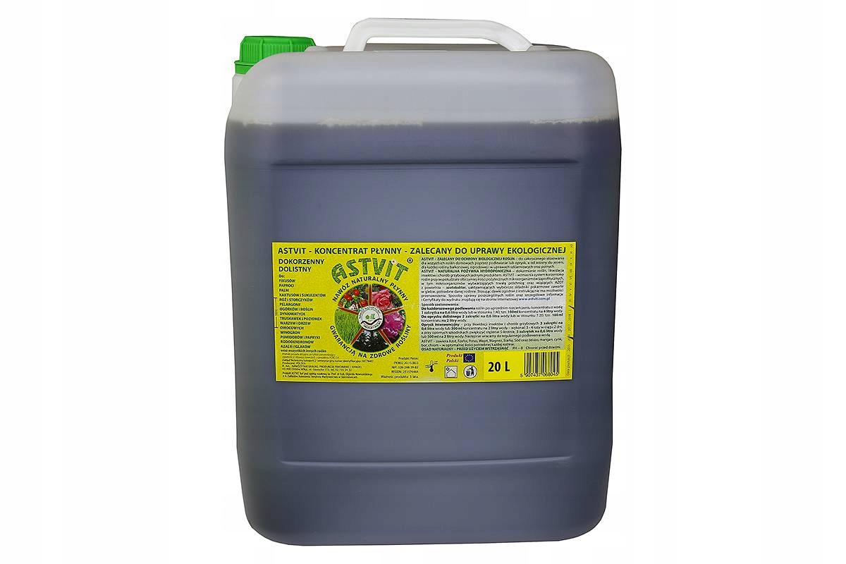 Astvit Eko Nawóz Naturalny dolistny dokorzenny Całkowicie bez chemii 20L
